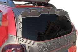 Body Kit » Plastik - Dacia Duster Cam Üstü Spoiler 3 Parça 2018 ve Sonrası