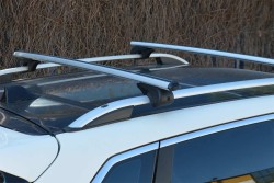 Audi A4 Allroad Gri Ara Atkı 2 Parça Bold Bar 97-119cm 2016 ve Sonrası - Thumbnail
