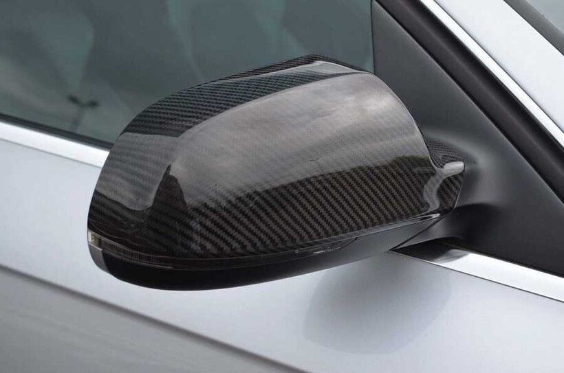 Audi A4 Karbon Ayna Kapağı 2 Parça 2000-2007 Arası - Thumbnail