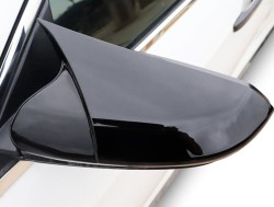 Audi A4 Yarasa Ayna Kapağı Piano Black 2016-2021 Arası - Thumbnail