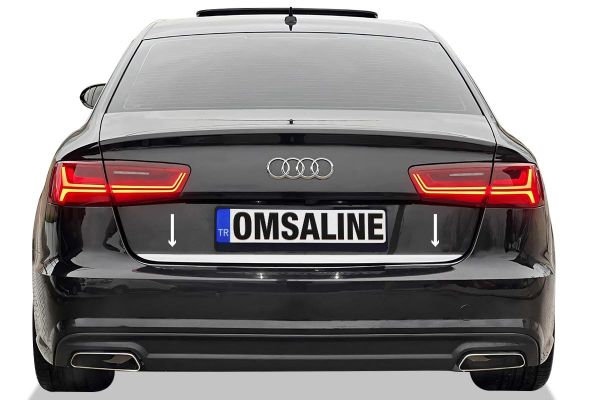 OMSA Audi A6 Krom Bagaj Alt Çıta 2018 ve Sonrası