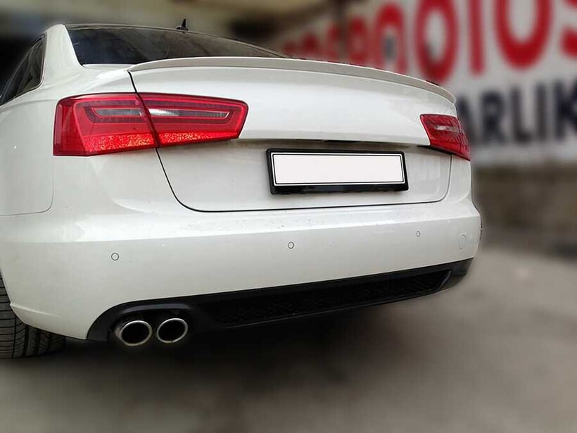 Body Kit » Fiber - Audi A6 SD Spoiler 4 Kapı 2012 ve Sonrası