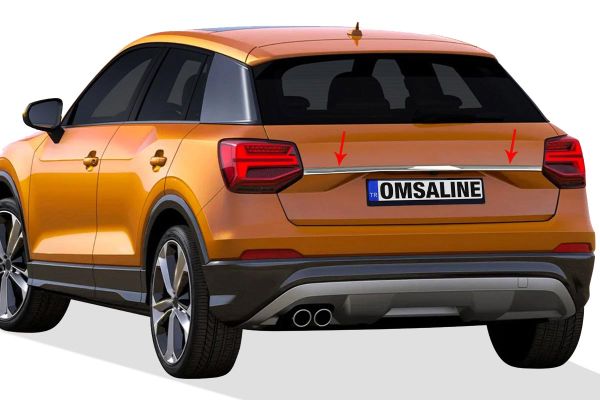 OMSA Audi Q2 Krom Bagaj Çıtası Plaka Üstü 2016 ve Sonrası