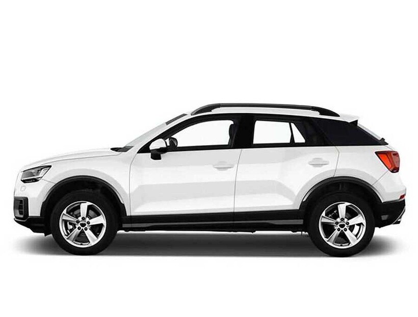 Tavan Çıtaları - Audi Q2 Solid Tavan Çıtası Siyah Yapıştırma 2016 ve Sonrası