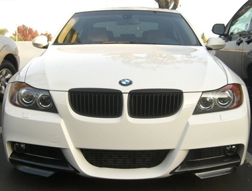 Body Kit » Plastik - BMW E90 3 Serisi Ön Flap Piano Black 2004-2008 Arası