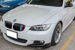 Body Kit » Plastik - BMW E92 3 Serisi Ön Flap Piano Black 2007-2009 Arası