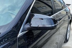 BMW F10 5 Serisi Yarasa Batman Ayna Kapağı Piano Black 2013-2016 Arası - Thumbnail