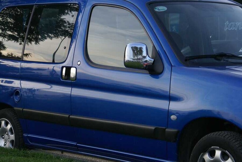 Bomag Peugeot Partner Krom Ayna Kapağı 2 Parça Abs 1996-2008 Arası - Thumbnail