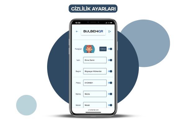 Bul Beni QR Araç Cam Etiketi Karekod Numaratör