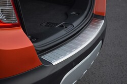 Chevrolet Trax Krom Arka Tampon Eşiği Taşlı 2012 ve Sonrası - Thumbnail