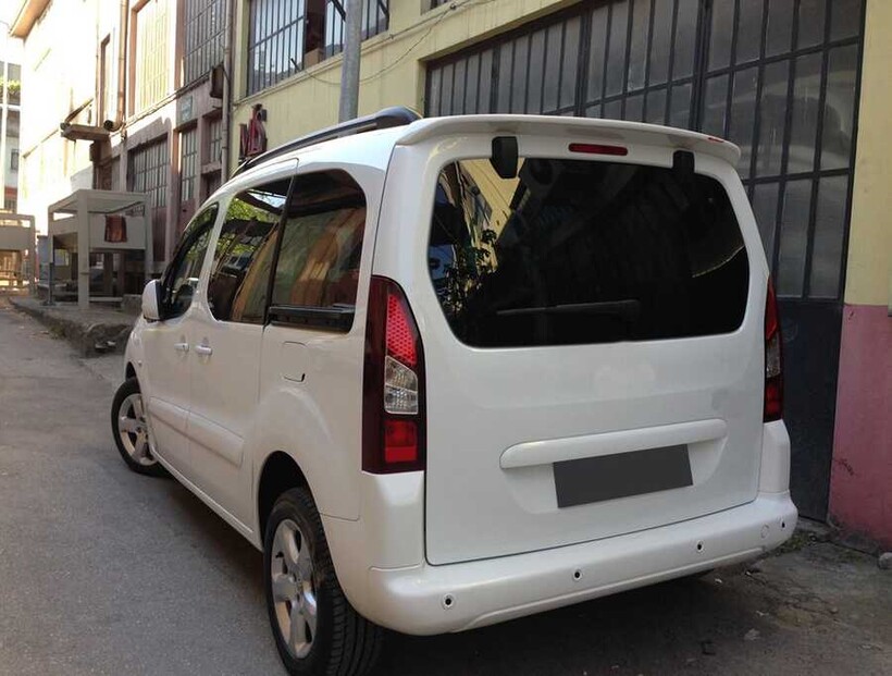 Body Kit » Fiber - Citroen Berlingo 2 Spoiler Tek Kapı 2008 ve Sonrası