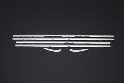 Citroen C-Elysee Krom Cam Çıtası 6 Parça 2012 ve Sonrası - Thumbnail