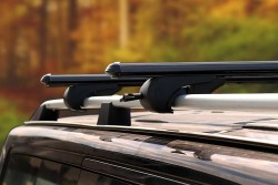 Citroen Space Tourer Ara Atkı Bold Bar Siyah 2 Parça 110-132cm 2024 ve Sonrası - Thumbnail