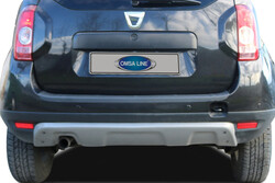 Body Kit » Plastik - Dacia Duster Difüzör Arka Tampon Altı Gri Plastik 2010-2018 Arası