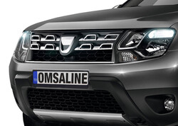 OMSA Dacia Duster Facelift Krom Ön Panjur Çıtası 2012-2014 Arası - Thumbnail