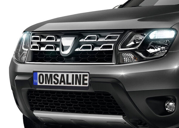 OMSA Dacia Duster Facelift Krom Ön Panjur Çıtası 2012-2014 Arası