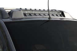 Dacia Duster Ön Cam Üstü Moon Visor Ledli Mat Siyah 2018-2024 Arası - Thumbnail