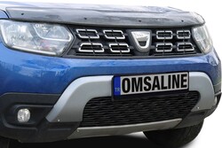Body Kit » Plastik - Dacia Duster Ön Tampon Plaka Altı Gri 2018-2024 Arası