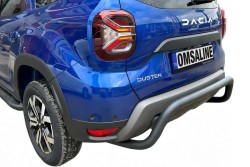 Arka Korumalar - OMSA Dacia Duster Pars Arka Koruma Çap:60 Siyah 2018-2024 Arası