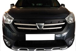 Dacia Lodgy Stepway Krom Ön Panjur 4 Parça 2012 ve Sonrası - Thumbnail
