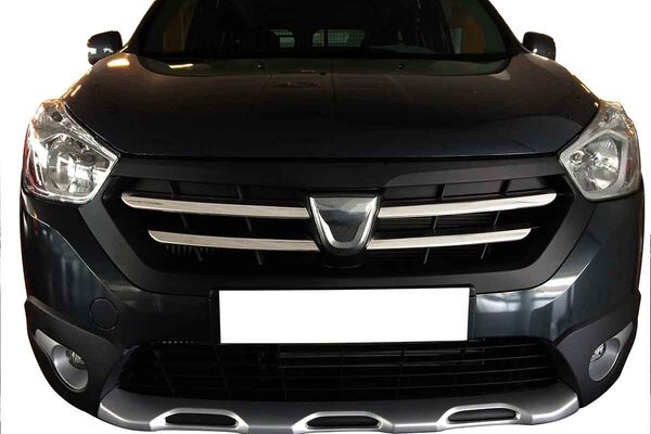 OMSA Dacia Lodgy Stepway Krom Ön Panjur 4 Parça 2012 ve Sonrası