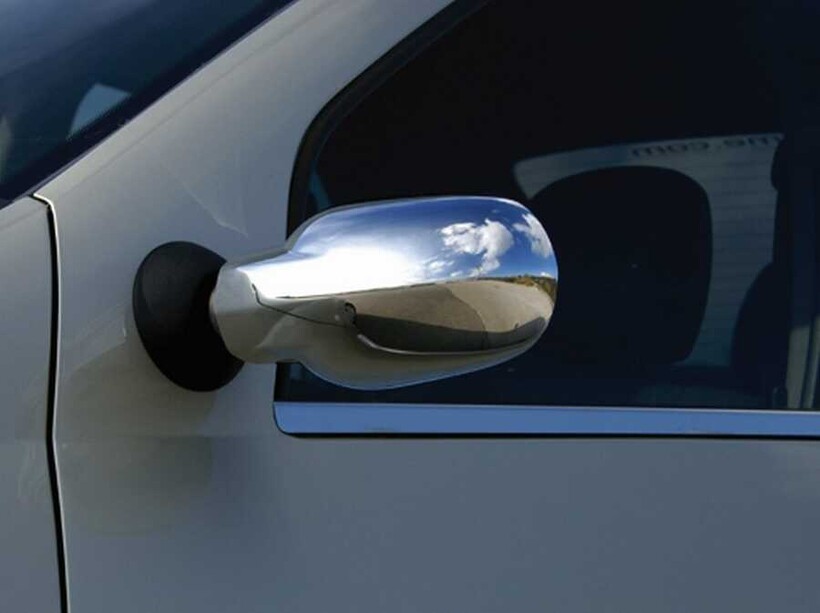 Dacia Logan Krom Ayna Kapağı 2 Parça 2005-2008 Arası - Thumbnail