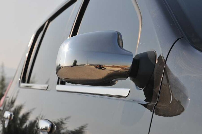 OMSA Dacia Logan MCV Krom Ayna Kapağı 2 Parça 2013 ve Sonrası - Thumbnail