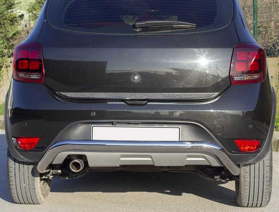 Dacia Sandero 2 HB Pars Arka Koruma Çap: 60 Krom 2012 ve Sonrası