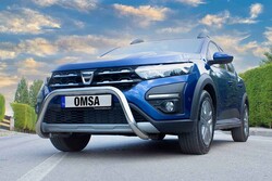 OMSA Dacia Sandero Stepway Pars Ön Koruma Çap:60 Krom 2021 ve Sonrası - Thumbnail