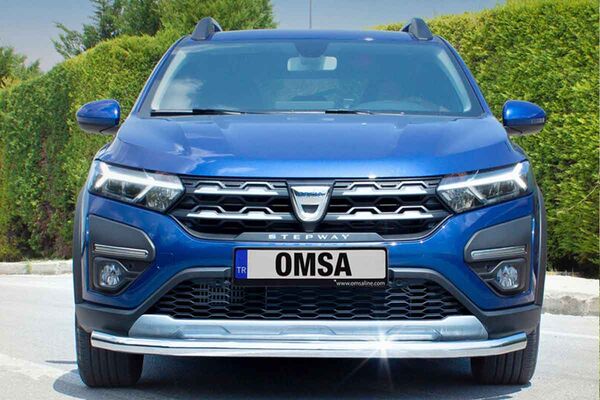 OMSA Dacia Sandero Stepway Texas Ön Koruma Çap:60 Krom 2021 ve Sonrası