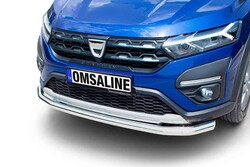 OMSA Dacia Sandero Stepway Texas Ön Koruma Çap:60 Krom 2021 ve Sonrası - Thumbnail