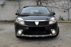 Body Kit » Fiber - Dacia Sandero Ön Tampon Geçme 3 Parça Sisli 2008 ve Sonrası