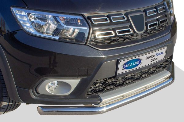 OMSA Dacia Sandero Stepway HB Texas Ön Alt Koruma Çap:60 Krom 2012-2020 Arası