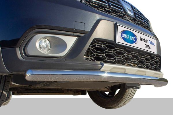 OMSA Dacia Sandero Stepway HB Texas Ön Alt Koruma Çap:60 Krom 2012-2020 Arası