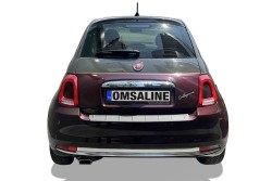 Body Kit » Plastik - Fiat 500 Coupe Arka Tampon Eşiği Plastik 2016 ve Sonrası