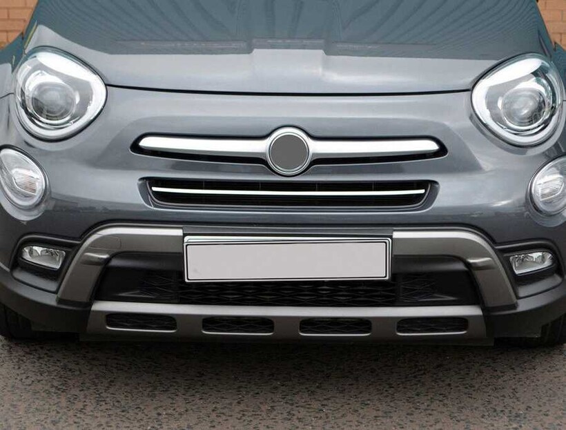 OMSA Fiat 500X Krom Ön Tampon Çıtası 2015 ve Sonrası - Thumbnail