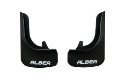Body Kit » Plastik - Fiat Albea Ön-Arka Uyumlu Paçalık Tozluk Yazılı 2 Adet 2003-2012 Arası