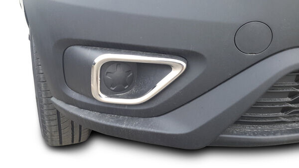 OMSA Fiat Doblo Facelift Krom Sis Farı Çerçevesi 2 Parça 2014-2021 Arası