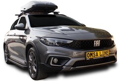 Yan Basamak - OMSA Fiat Egea Cross Dot Line Yan Basamak Siyah 2020 ve Sonrası