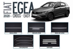 Krom Aksesuar » Omsa - OMSA Fiat Egea Cross Easy Krom Aksesuar Seti 18 Parça 2020 ve Sonrası