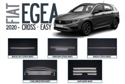 Krom Aksesuar » Omsa - OMSA Fiat Egea Cross Easy Saten Aksesuar Seti 18 Parça 2020 ve Sonrası
