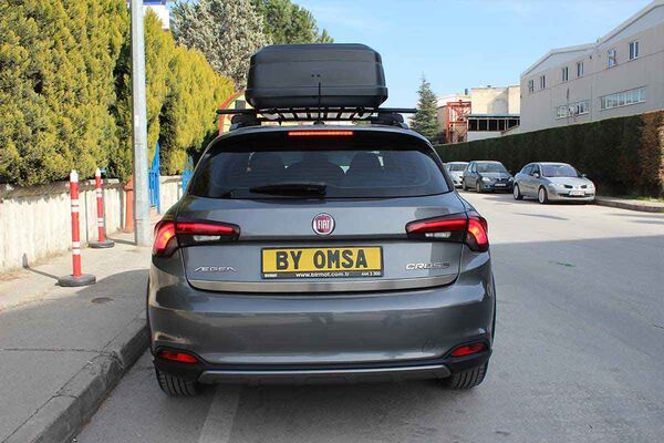 OMSA Fiat Egea Cross Krom Bagaj Alt Çıta Taşlı 2020 ve Sonrası