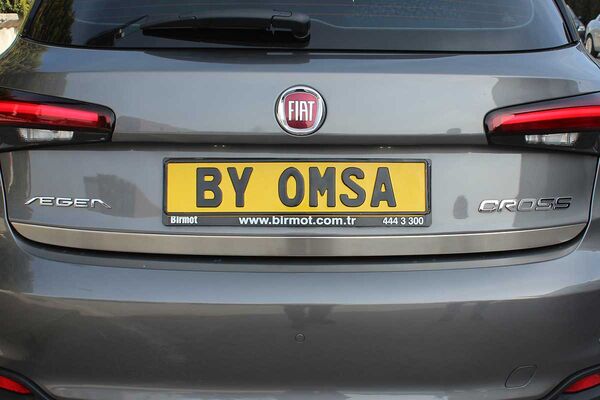 OMSA Fiat Egea Cross Krom Bagaj Alt Çıta Taşlı 2020 ve Sonrası