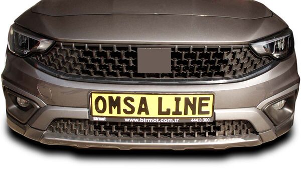 OMSA Fiat Egea Cross Krom Ön Tampon Alt Çıta 2020 ve Sonrası