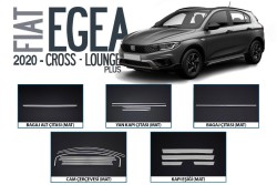 Krom Aksesuar » Omsa - OMSA Fiat Egea Cross Lounge Plus Saten Aksesuar Seti 18 Parça 2020 ve Sonrası