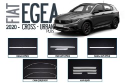 Krom Aksesuar » Omsa - OMSA Fiat Egea Cross Urban Plus Krom Aksesuar Seti 18 Parça 2020 ve Sonrası