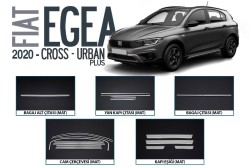 Krom Aksesuar » Omsa - OMSA Fiat Egea Cross Urban Plus Saten Aksesuar Seti 18 Parça 2020 ve Sonrası