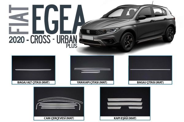 OMSA Fiat Egea Cross Urban Plus Saten Aksesuar Seti 18 Parça 2020 ve Sonrası