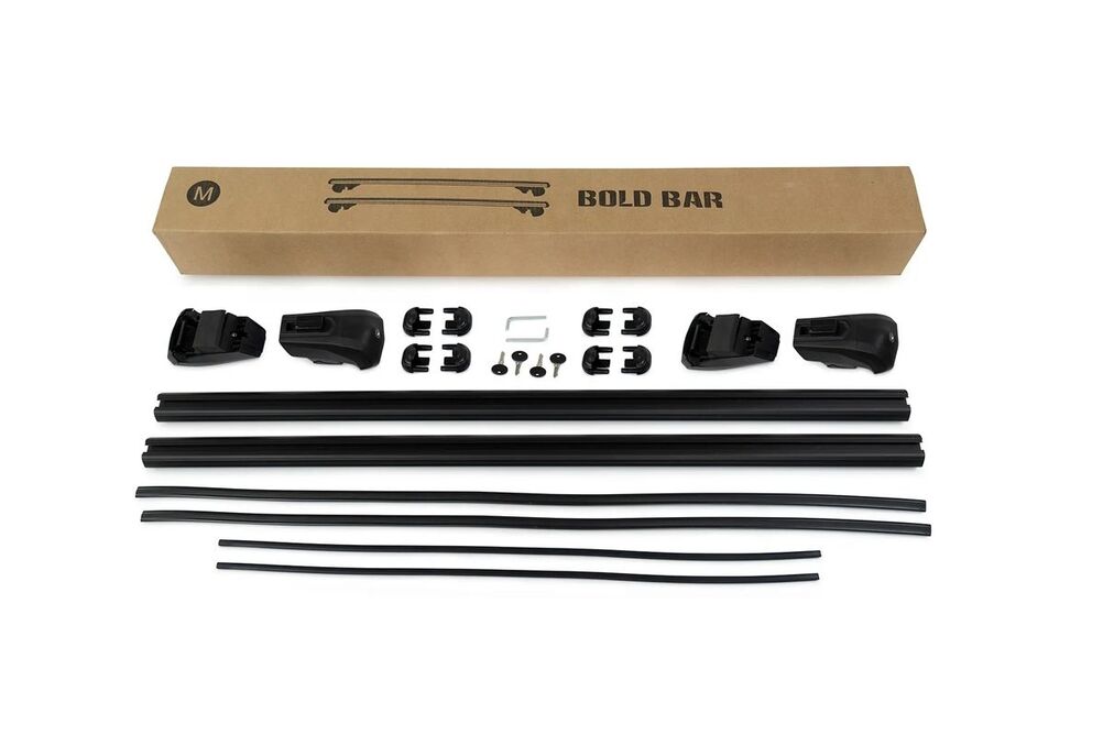 Fiat Panda Bold Bar V2 Ara Atkı Siyah 2 Parça 120cm 2020 ve Sonrası