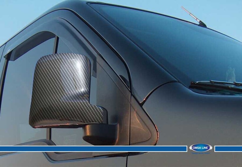 Ford Connect Karbon Ayna Kapağı 2 Parça 2002-2009 Arası - Thumbnail